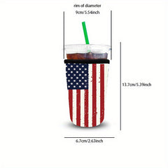 Reusable Neoprene Cup Sleeve for Cold Drinks, Keep Beverages Hot or Cold