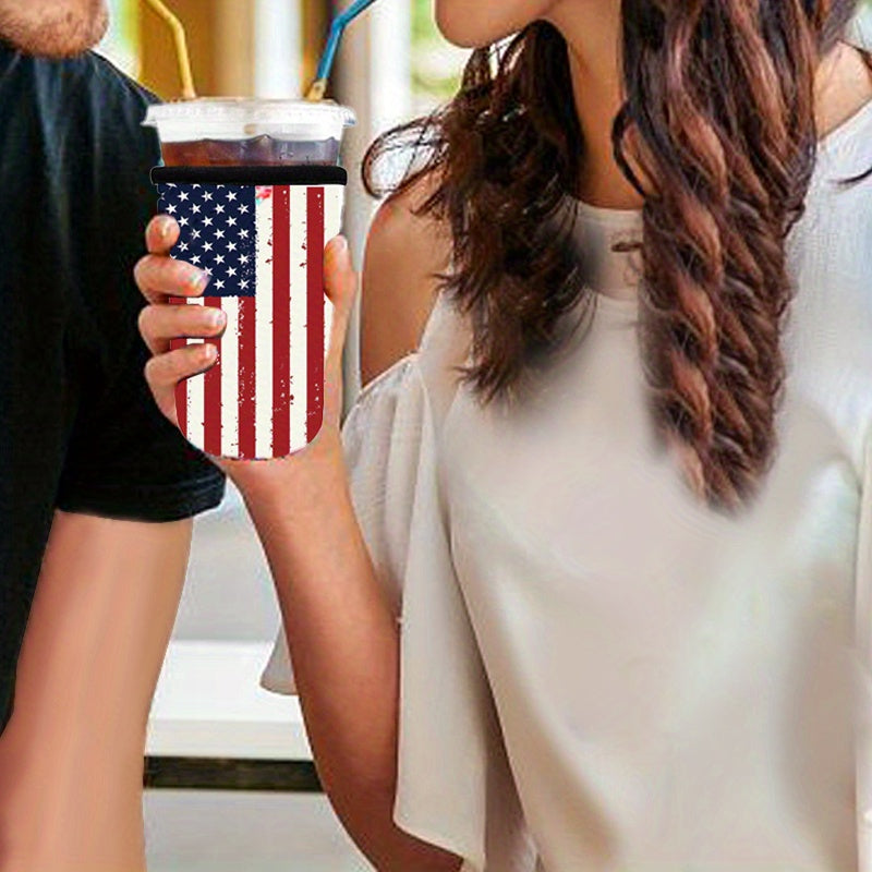 Reusable Neoprene Cup Sleeve for Cold Drinks, Keep Beverages Hot or Cold