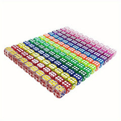 10 Acrylic Transparent Dices 14mm 0.55 Inch Party Supplies