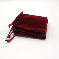 6pcs Velvet Drawstring Jewelry Pouch Set