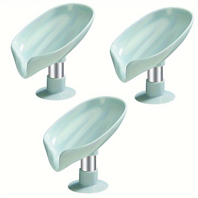 Leaf Shaped Soap Dish for Bathroom Storage