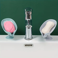 Leaf Shaped Soap Dish for Bathroom Storage