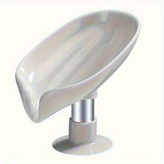 Leaf Shaped Soap Dish for Bathroom Storage