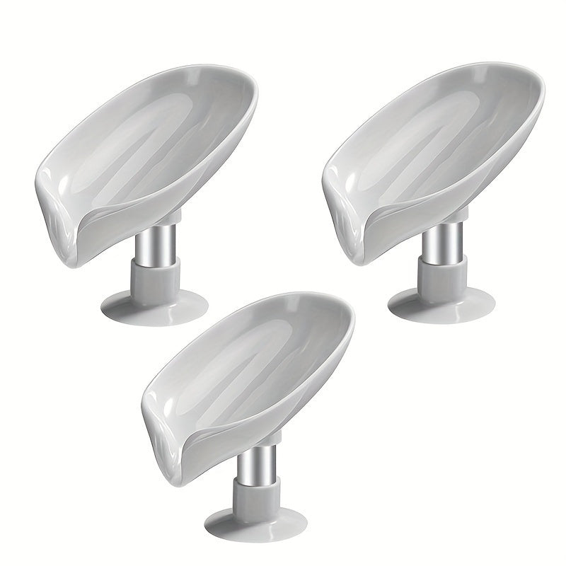 Leaf Shaped Soap Dish for Bathroom Storage