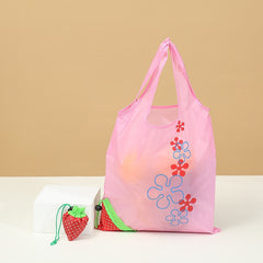 Strawberry Shape Folding Reusable Shopping Bag Large Capacity Nylon