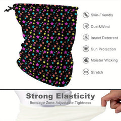 Fantasy Print Sports Headband Face Mask Breathable UV Protection Mask
