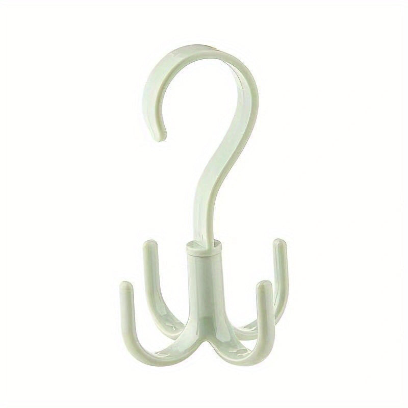 360 Spinner Hanger 4 Claw Storage Hanging Hook Closet Organizer Rod Rack