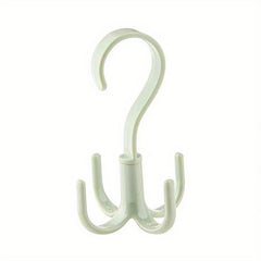360 Spinner Hanger 4 Claw Storage Hanging Hook Closet Organizer Rod Rack