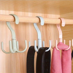 360 Spinner Hanger 4 Claw Storage Hanging Hook Closet Organizer Rod Rack
