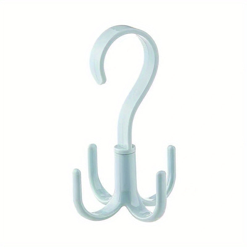 360 Spinner Hanger 4 Claw Storage Hanging Hook Closet Organizer Rod Rack