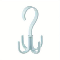 360 Spinner Hanger 4 Claw Storage Hanging Hook Closet Organizer Rod Rack