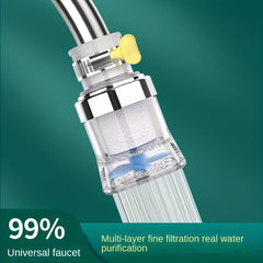Universal Faucet Water Filter - Remove Chlorine Sediment Taste & Odor
