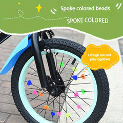 72pcs Bike Colorful Beads Balance Bike Luminous Decoration