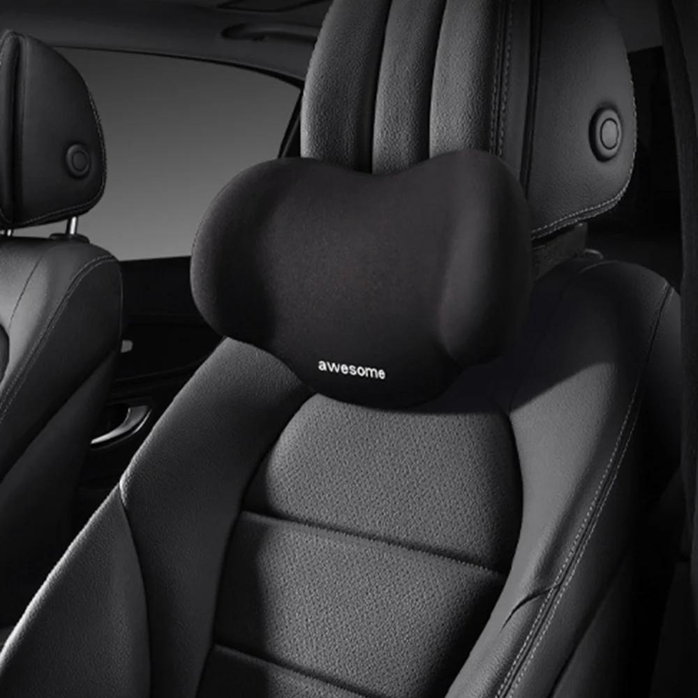 Car Neck Pillow Memory Foam Lumbar Pillow Travel Guard