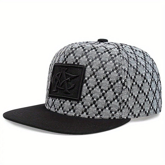 Men's Hip hop Baseball Cap Snapback Hat Flat Brim Baseball Cap