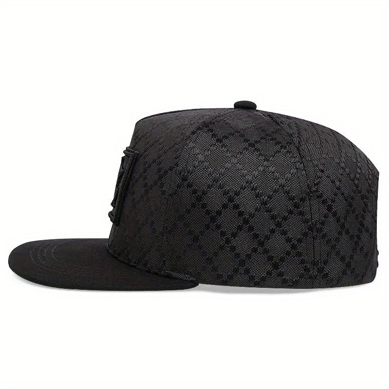 Men's Hip hop Baseball Cap Snapback Hat Flat Brim Baseball Cap