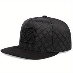 Men's Hip hop Baseball Cap Snapback Hat Flat Brim Baseball Cap