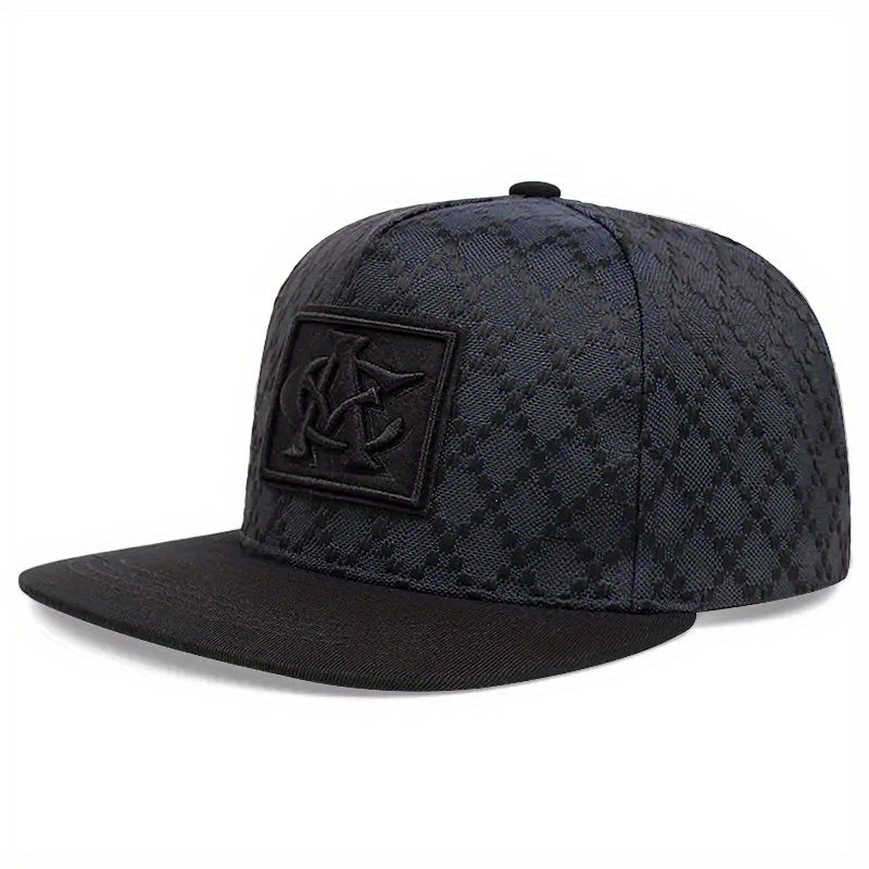 Men's Hip hop Baseball Cap Snapback Hat Flat Brim Baseball Cap