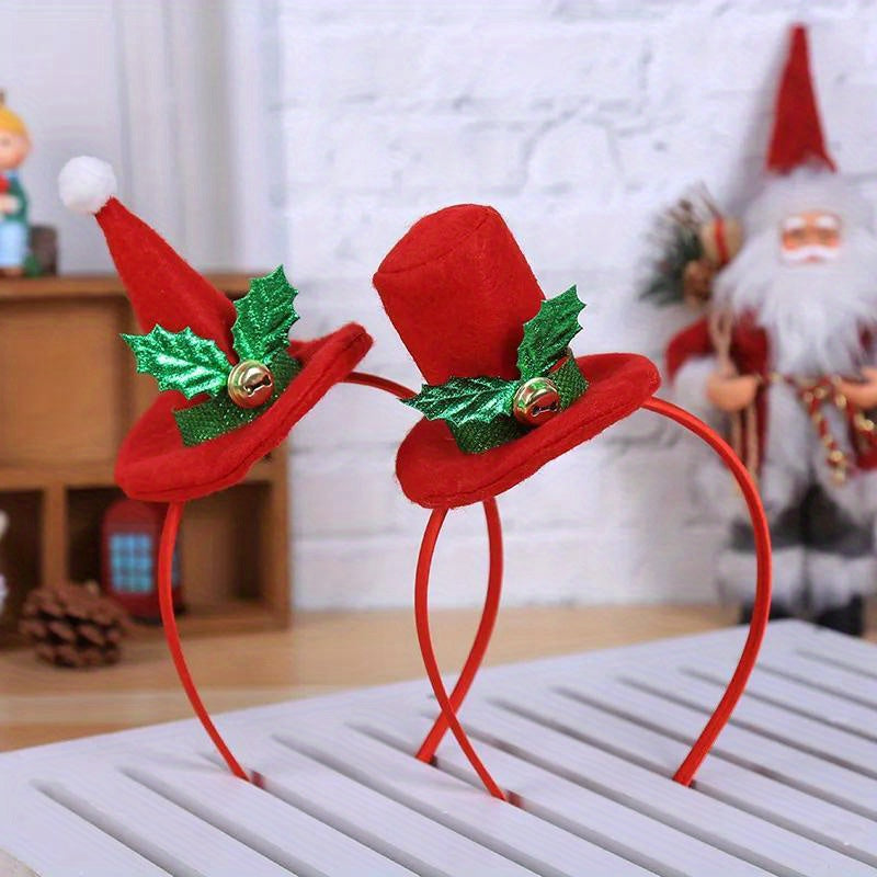 Adorable Christmas Hat Headband 2 Styles Men Boys Party Decors