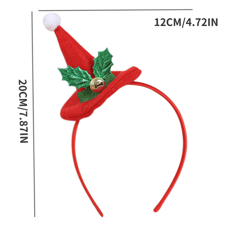 Adorable Christmas Hat Headband 2 Styles Men Boys Party Decors