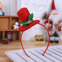 Adorable Christmas Hat Headband 2 Styles Men Boys Party Decors