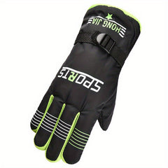 Winter Thickened Gloves Rainproof Warm Keeping Outdoor Sports Gloves