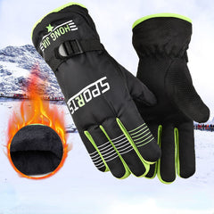 Winter Thickened Gloves Rainproof Warm Keeping Outdoor Sports Gloves