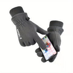 Winter Touch Screen Gloves Warm Thickened Outdoor Sports Driving Gloves
