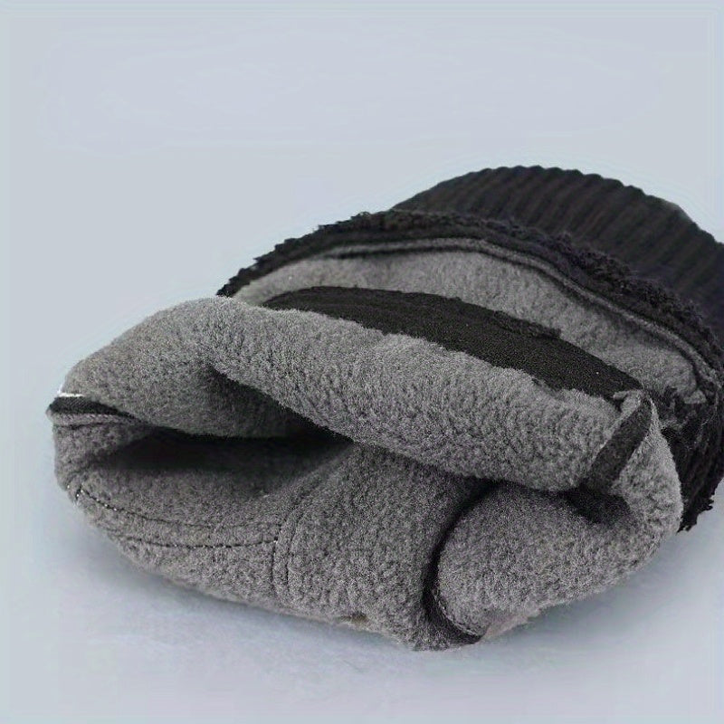 Winter Touch Screen Gloves Warm Thickened Outdoor Sports Driving Gloves