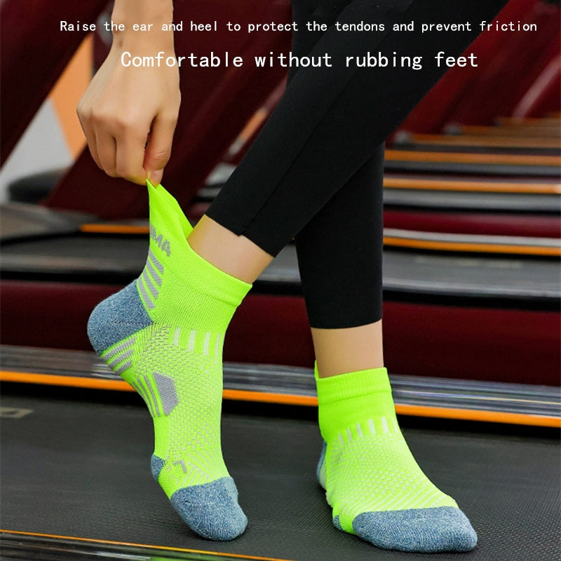 3 Pairs Outdoor Running Socks Thickened Padded Non-slip