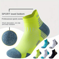 3 Pairs Outdoor Running Socks Thickened Padded Non-slip