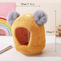Children's Winter Warm Keeping Hat Ear Protection Hat For Boys And Girls