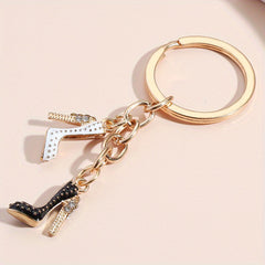 High Heel Keychain Key Ring Purse Bag Charm Pendant Accessory Gift