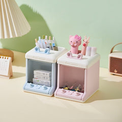 Desktop Pen Holder Organizer Large Capacity Home Decor Christmas Gift
