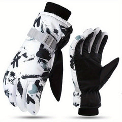 Waterproof Winter Cycling Gloves Warm Snow Sports Gloves