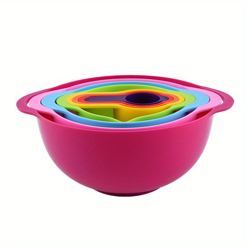 8pcs Stackable Camping Bowls Set - Outdoor Tableware