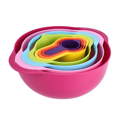 8pcs Stackable Camping Bowls Set - Outdoor Tableware