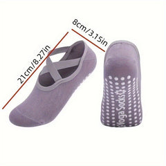 Breathable Anti-friction Women Yoga Socks Non Slip Pilates Sports Dance Slippers