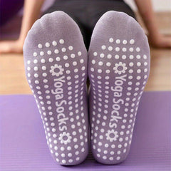 Breathable Anti-friction Women Yoga Socks Non Slip Pilates Sports Dance Slippers