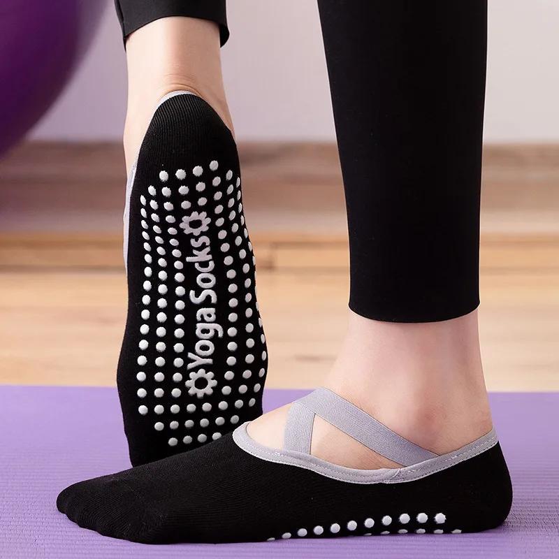 Breathable Anti-friction Women Yoga Socks Non Slip Pilates Sports Dance Slippers
