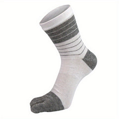 5-Toe Cotton Leisure Sports Socks Unisex 1 Pair