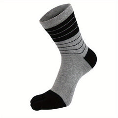 5-Toe Cotton Leisure Sports Socks Unisex 1 Pair