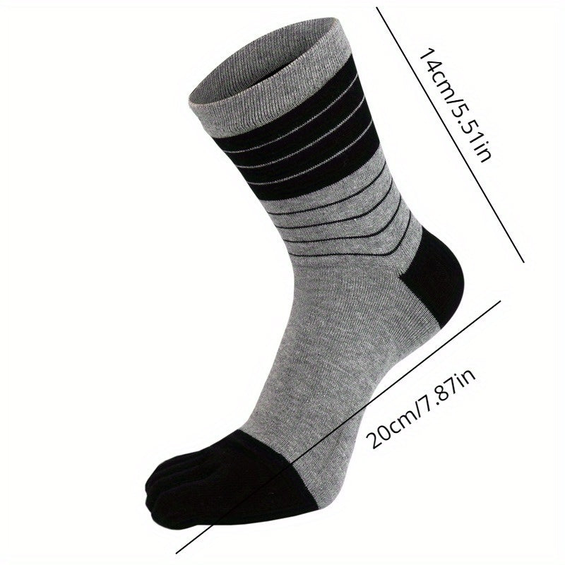 5-Toe Cotton Leisure Sports Socks Unisex 1 Pair