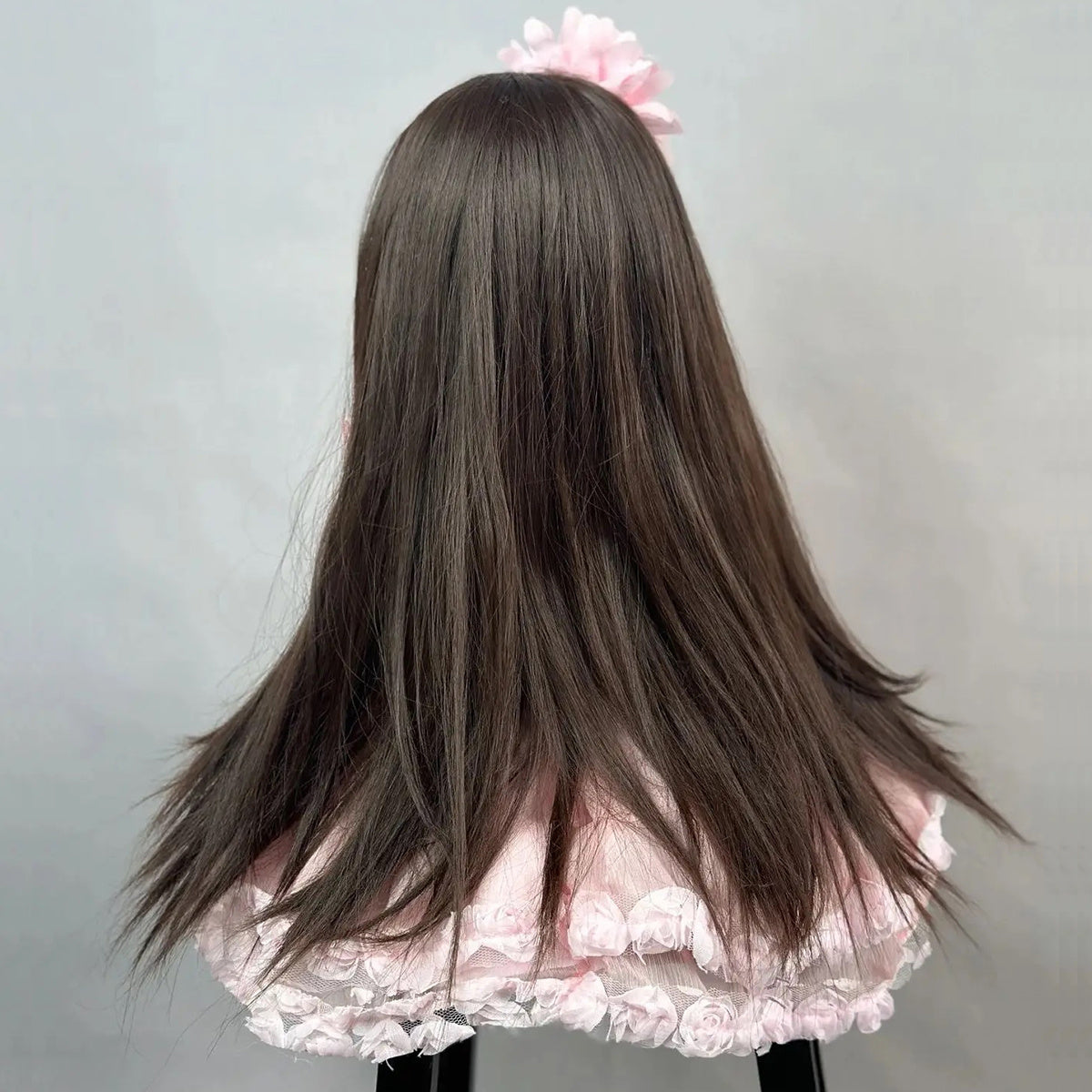 22 Inch Princess Doll with Long Hair Vinyl Full Body Reborn Girl Toy