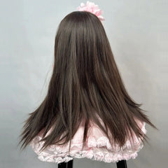 22 Inch Princess Doll with Long Hair Vinyl Full Body Reborn Girl Toy