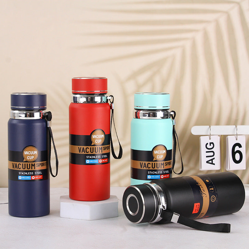 800ml Stainless Steel Insulated Water Bottle Double Layer Vacuum Cup