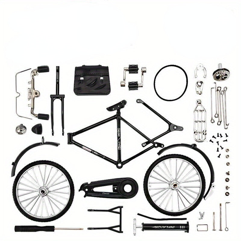DIY Toy Car Bicycle Assembly Model Decoration