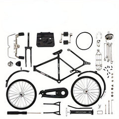 DIY Toy Car Bicycle Assembly Model Decoration