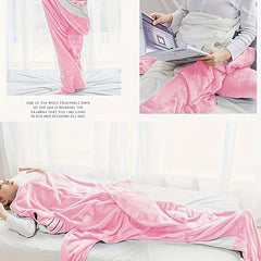 Creative Shark Wearable Blanket Soft Cozy Flannel Hoodie Blanket