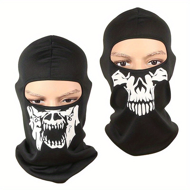 Skull Pattern Balaclava Mask Cycling Hat Snowboard Ski Face Cover